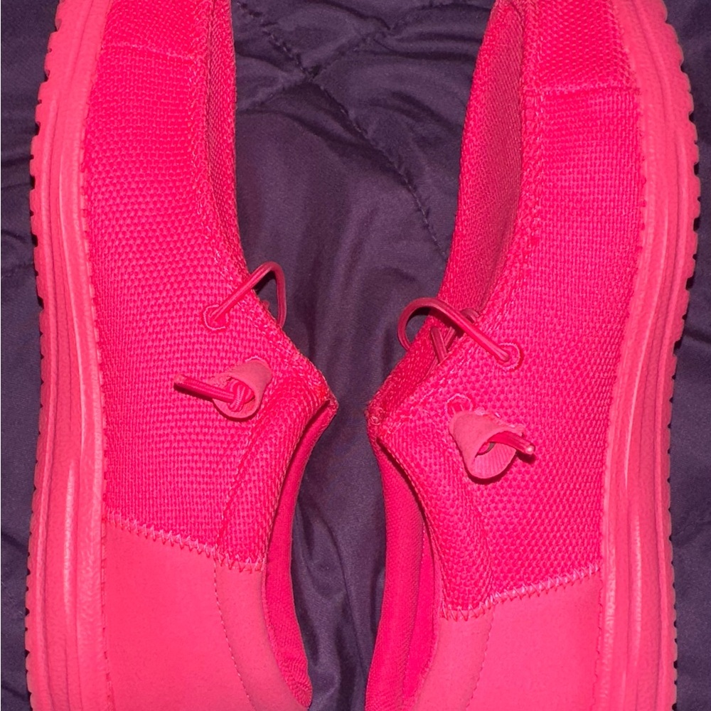 Hey Dude Electric Pink Slip-On Shoes M9 W10.5